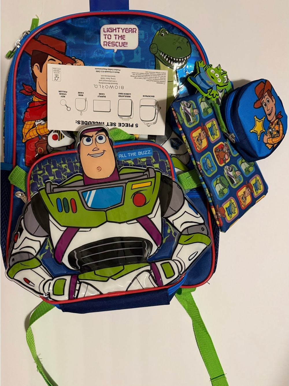 Toy Story 5 piece Backpack